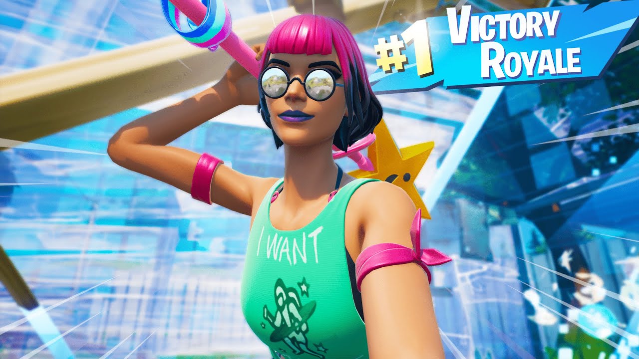 BEACHCOMBER SUNNY SKIN + STAR WAND PICKAXE GAMEPLAY / Solo Win + HANDCAM (Fortnite No Talking 1080p)