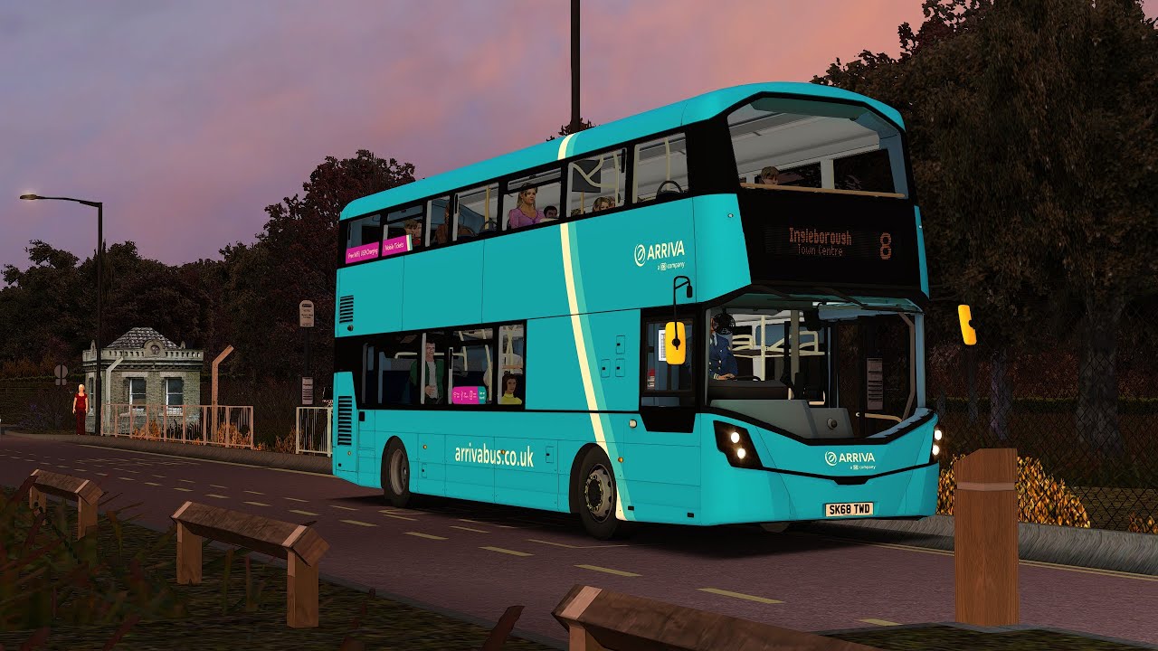 Addon Yorkshire | 8 to Ingleborough Station | Wright Streetdeck | No Commentary