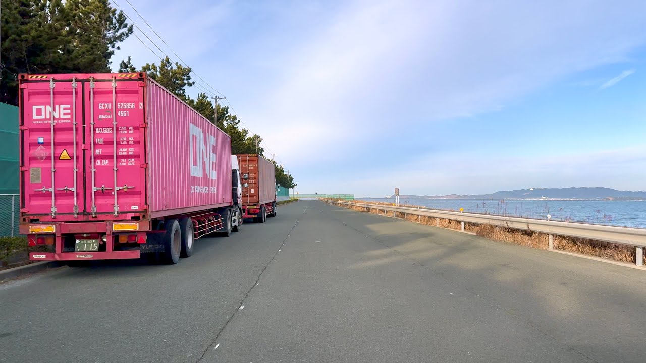 Morning Drive towards Akemi Industrial Site via Toyohashi Industrial Port
