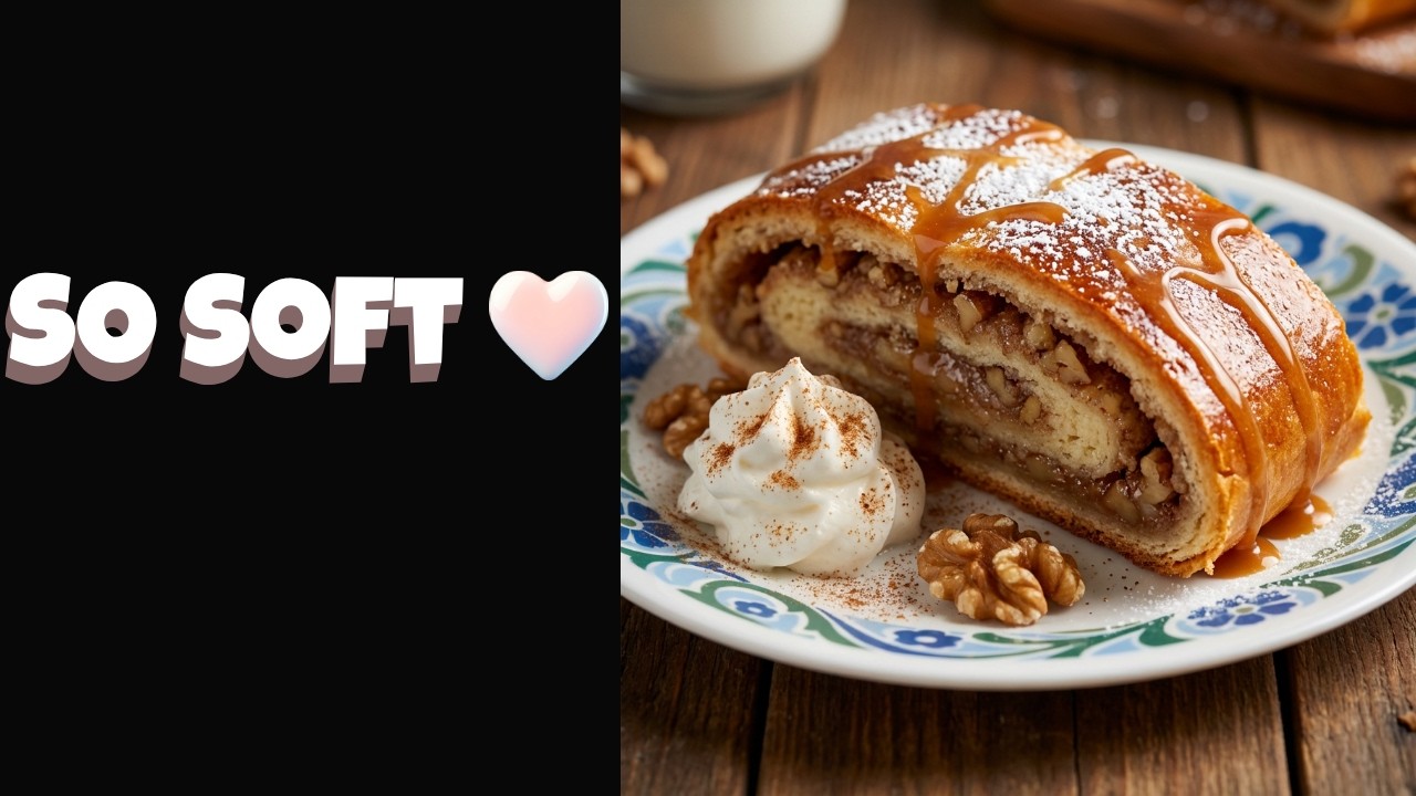 Soft Baked Nutrolls Recipe | Sweet Nut-Filled Rolls