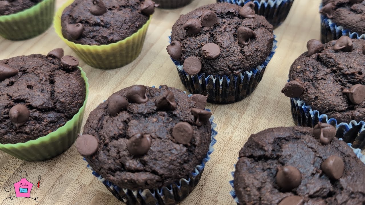 Magdalenas de CHOCOLATE SIN GLUTEN - Como pueden estar TAN RICAS!!! ✨