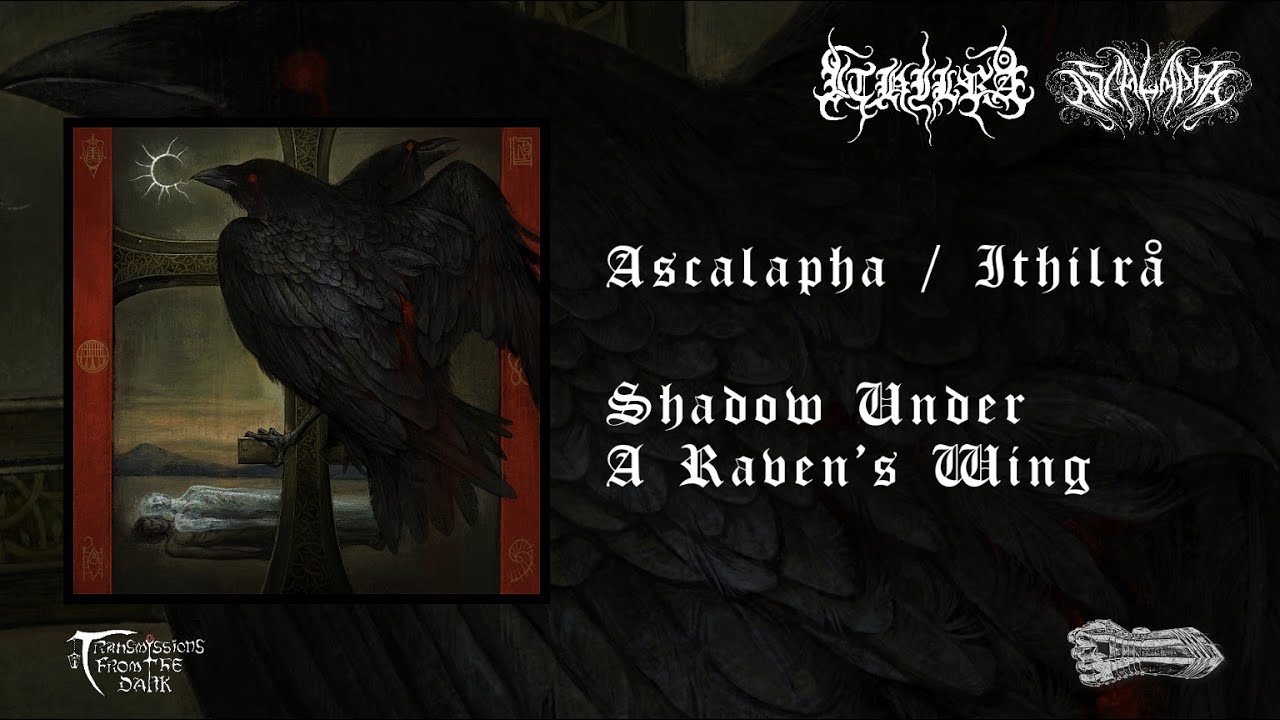 Ascalapha / Ithilr&aring; - Shadow Under a Raven's Wing (split, 2025) raw atmospheric black metal