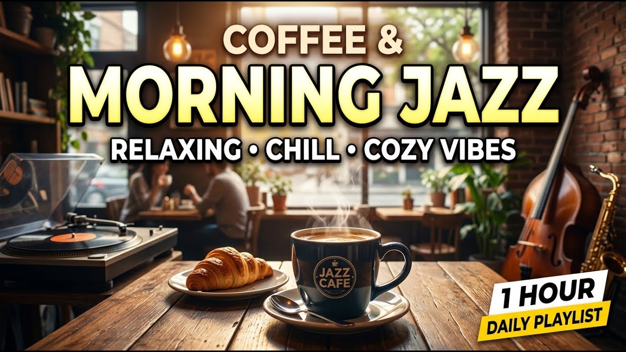 Morning Coffee with Smooth Jazz and Bossa Nova Relaxing Cafe Ambience Music