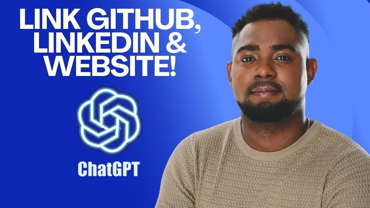 How to Link Your Website, GitHub, or LinkedIn on ChatGPT (Step by Step) Tutorial