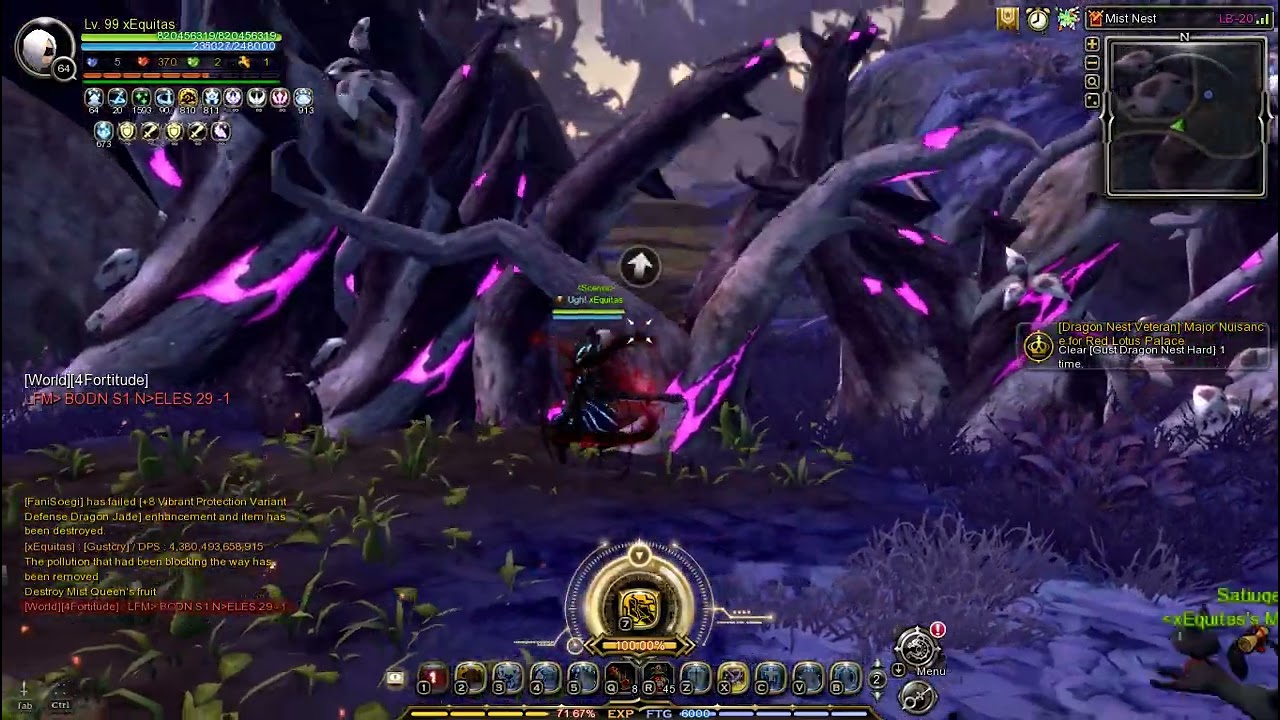 Dragon Nest Sea Just an average Arch Heretic doing LB20 Mist Nest