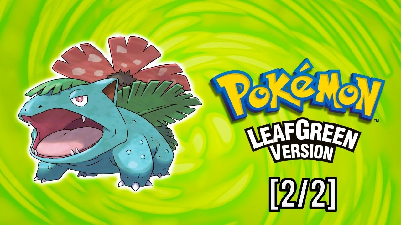 Pokémon LeafGreen - Full Game Longplay - Part 2/2 - No Commentary