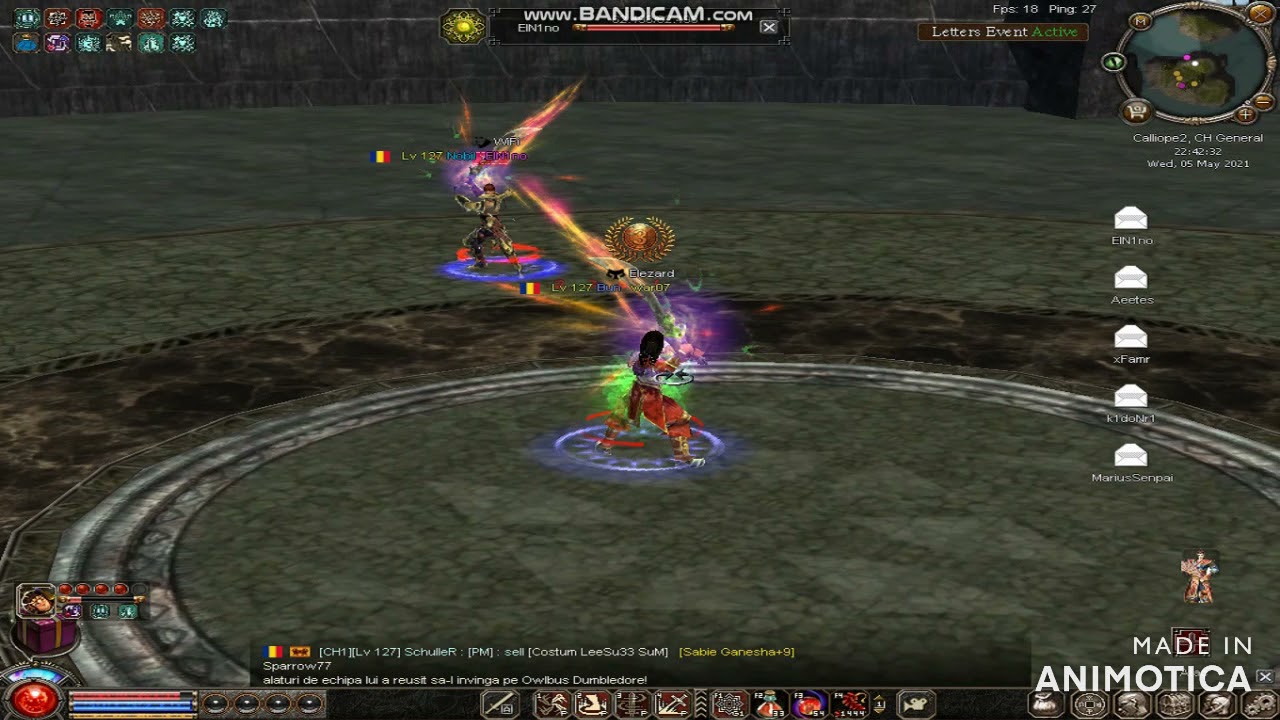 Metin2 Calliope - war07 vs elnino