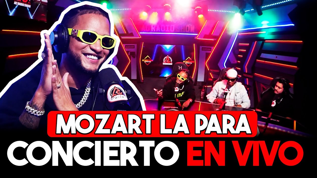 MOZART LA PARA: Concierto En Vivo ROMPIENDO la CABINA de AC RADIO SHOW (Famous Session)