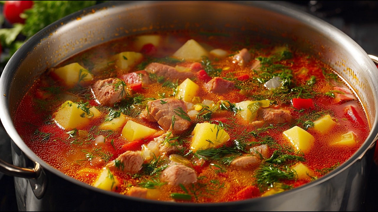 🔥 Никто не знает этот рецепт мясного супа! Я готовлю этот мясной суп 3 раза в неделю!
