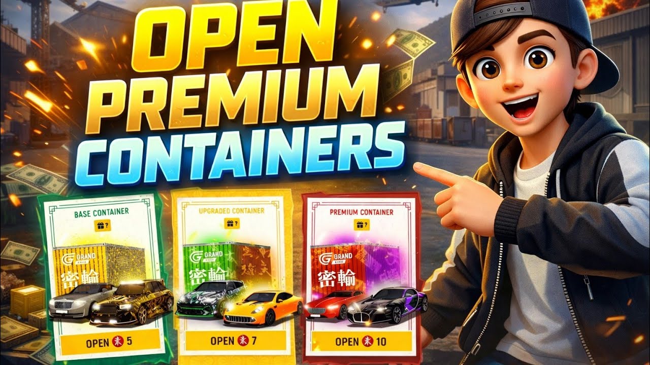 Open premium container || Grand Mobile Rp Life Simulator