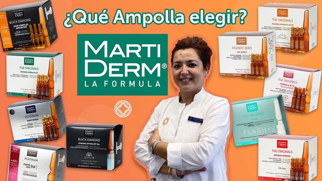 Ampollas MartiDerm 💚 ¿Cuál es mejor para tu piel?
