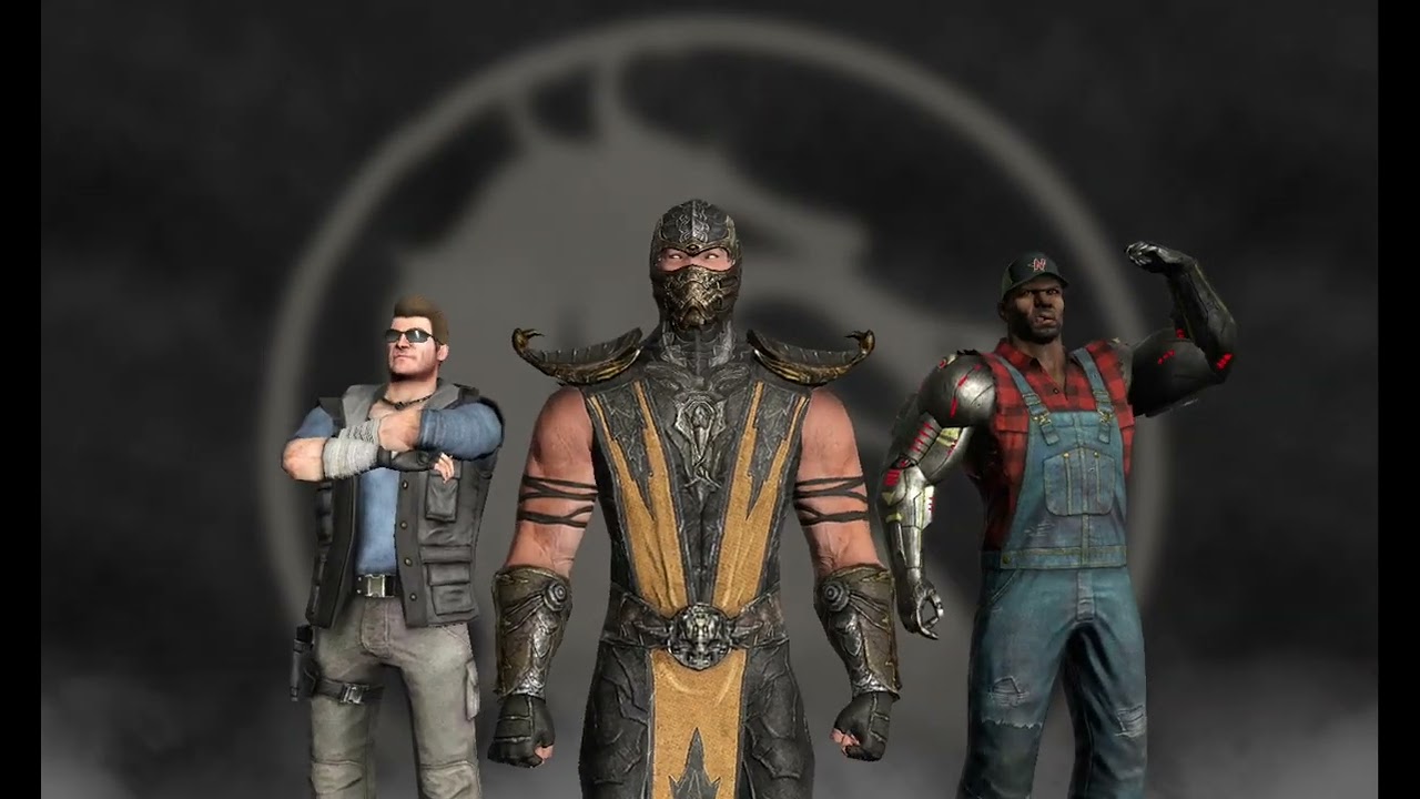 SCORPION-JAX BRIGGS & JOHNNY CAGE vs All MK Heros,12 Round game play (0 edit play in samsung a9+tab)