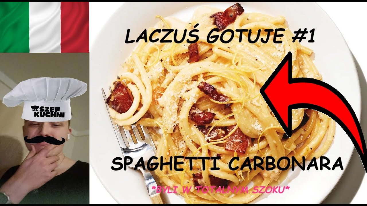 Ja i moja zajebista carbonara | LACZUS GOTUJE #1