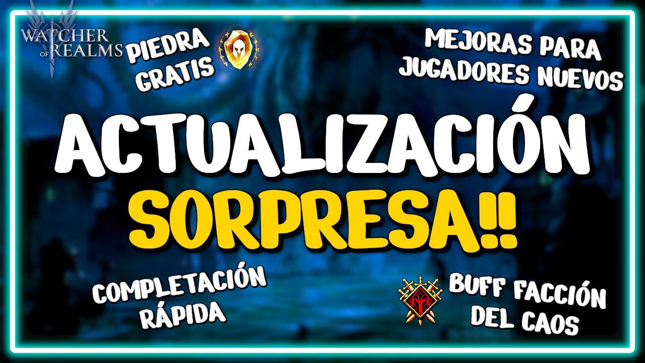 La Actualización Sorpresa Trae Cambios Para TODOS: Piedra Gratis, Buffs, Mejoras.. #WoR en Español
