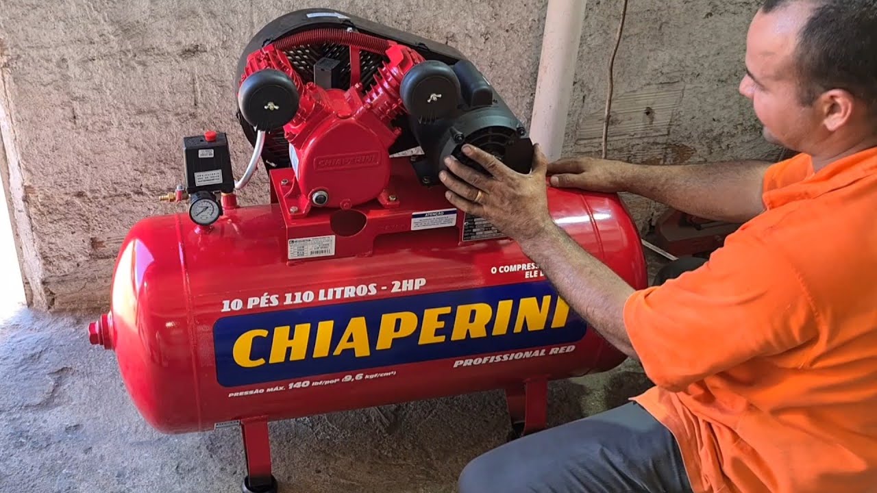Fazendo a instalação  elétrica do  compressor CHIAPERINI 10 PÉS