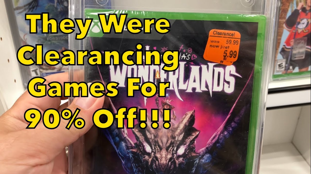 A Retail Store Was Selling Video Games On Clearance For 90% Off!!! Live Video Game Hunting At Meijer