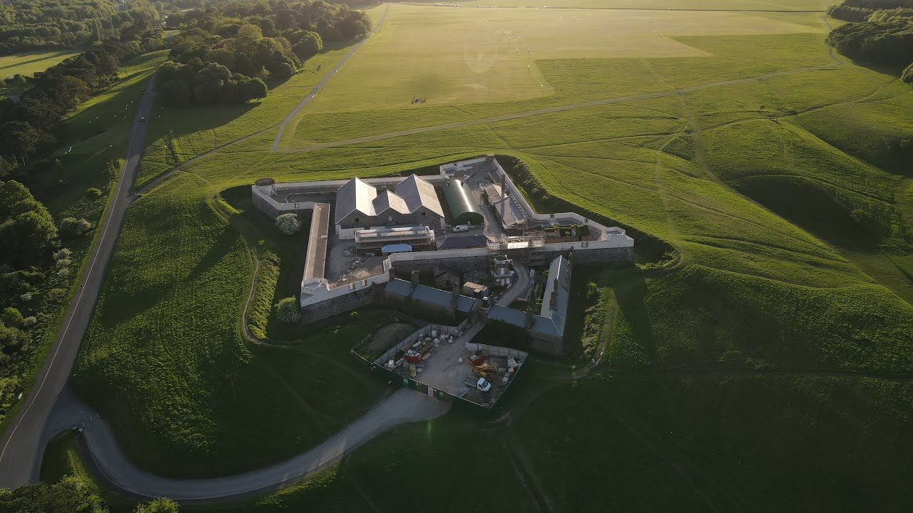 Sunset Over Phoenix Park | Aerial Views of Magazine Fort & Wellington Monument