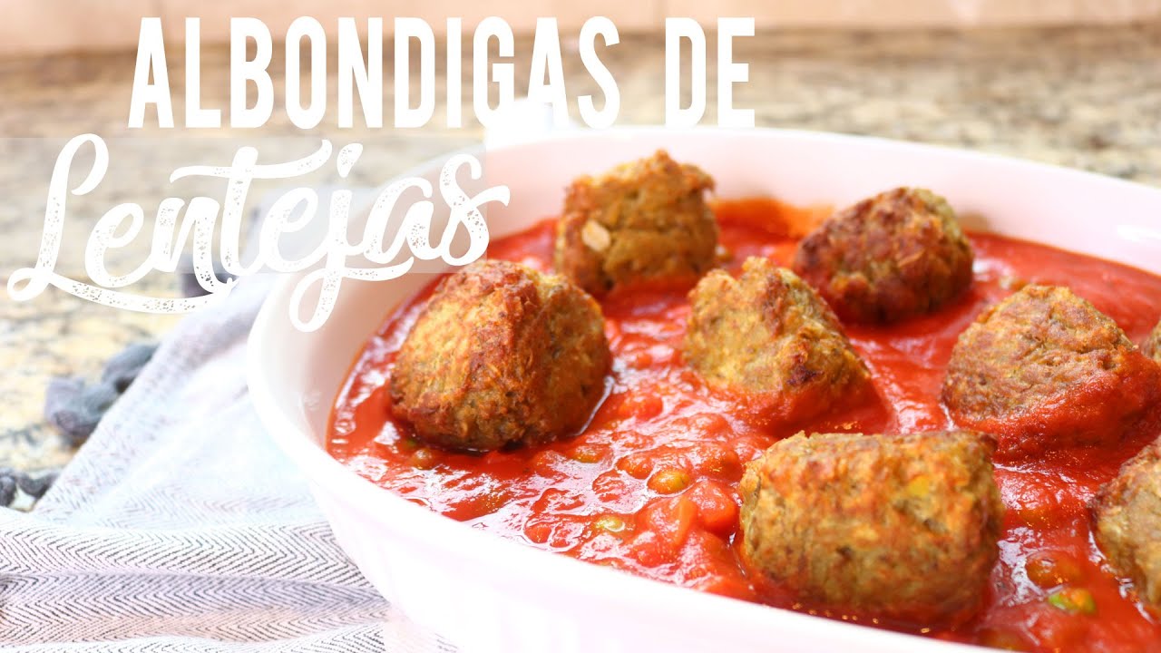 Albondigas de lentejas en salsa jardinera | receta sin carne | by Mundo Mom