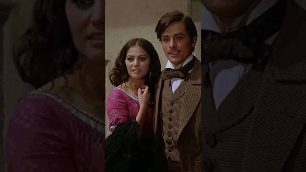 Claudia Cardinale and Alain Delon in The Leopard 1963 #shorts #shortvideo #subscribe