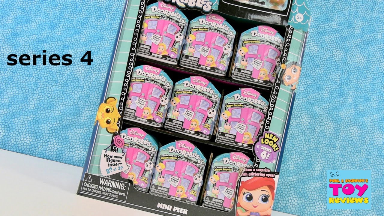 Disney Doorables Series 4 Mini Peek 2 & 3 Pack Blind Box Opening | PSToyReviews