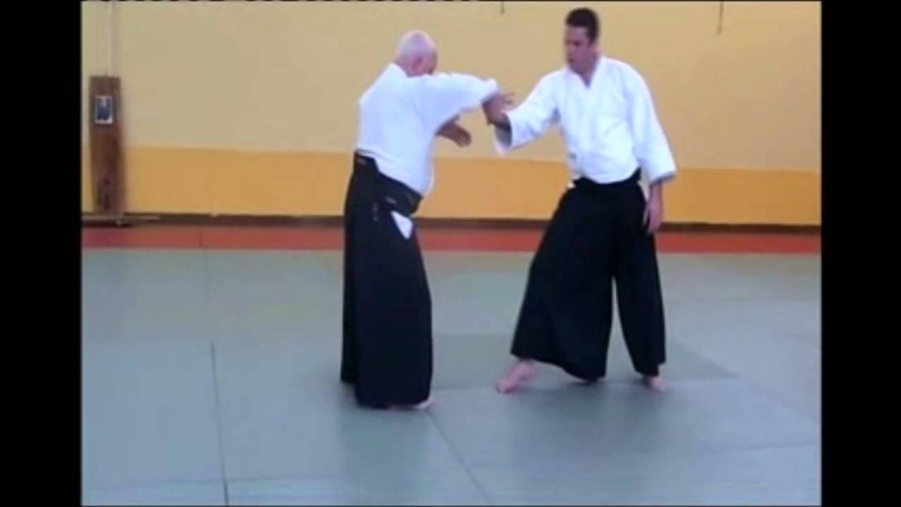 Cours aïkido  février 2015, shihan Michel Bécart