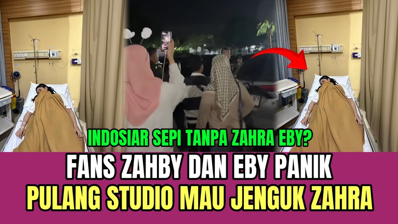 Fans Zahra dan Eby Panik, Pulang Studio Indosiar Mau Jenguk Zahra dan Eby di Rumah Sakit!