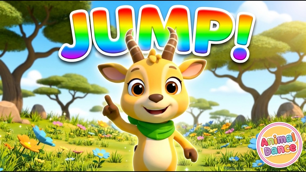 Day 39 | Antelope Jump Jump Song | Animal Dance – Daily Meowww