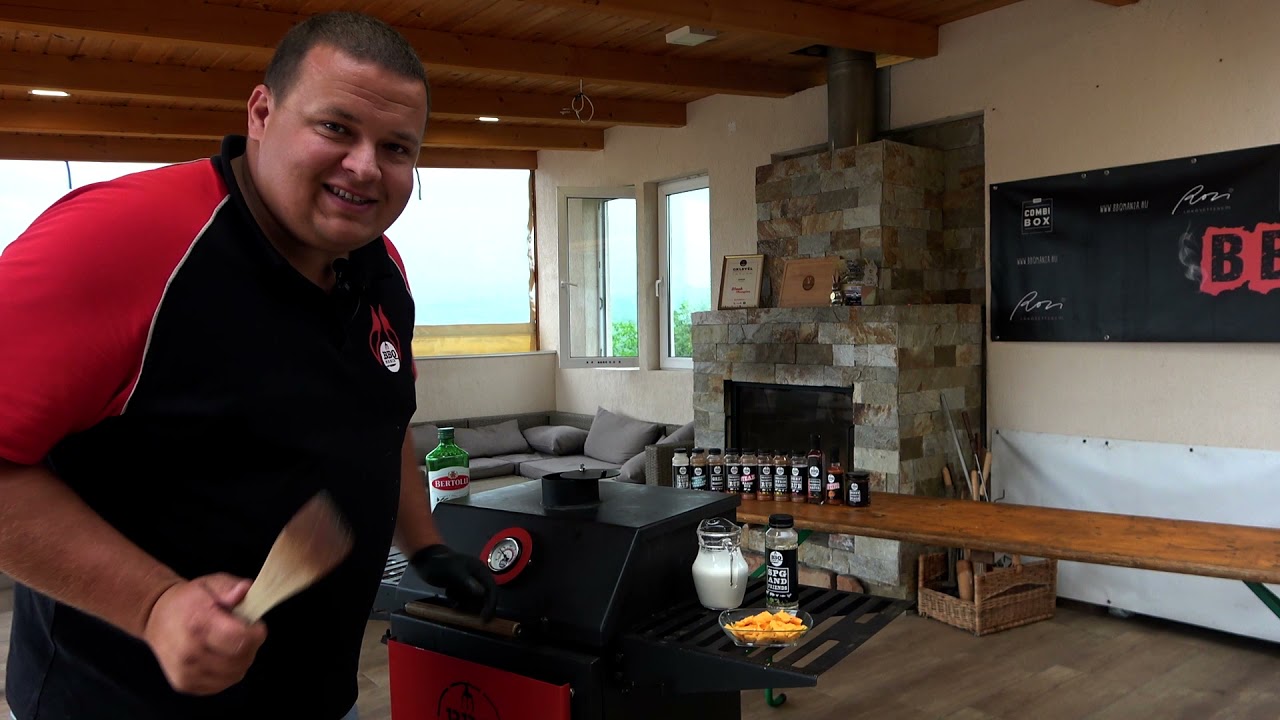 Grillezett sertésszűz vargányás sajtmártással BBQ Mania Compactban