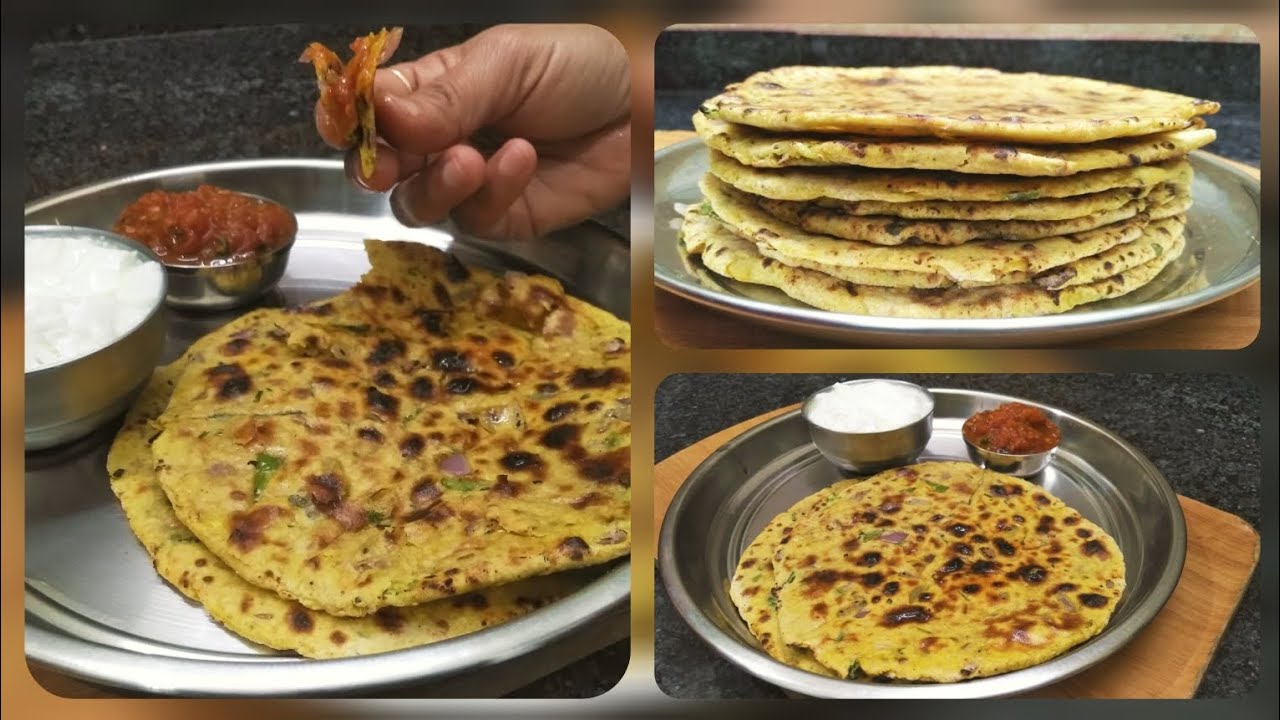 आज ऐसा खाना बनाया कि देखते ही भूख बढ़ जायेगी,missi roti, tamatar ki chatni #cooking # #trending 