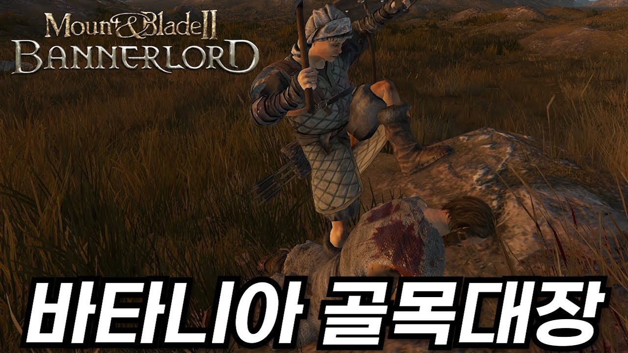 도적 쓸어담는 배너로드 치안 담당자【마운트 앤 블레이드2: 배너로드 #1】