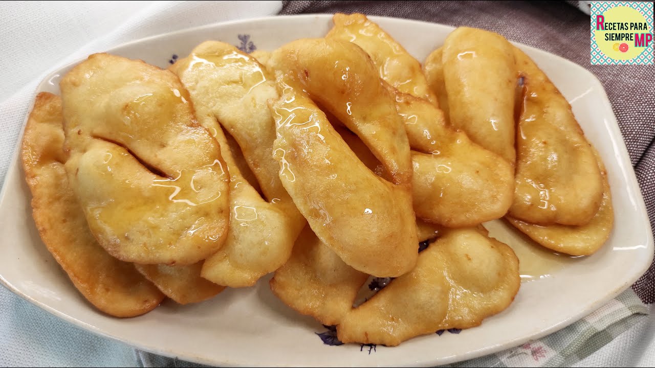 ⏩ OREJAS de CARNAVAL 🎭 con Miel o Azúcar,  Dulce Tradicional