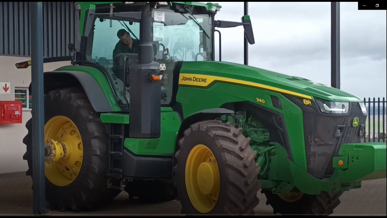 John Deere Dealership. JD 8R 340, 8R 280, Claas 870, Rovic Seed Drill and more (HD)