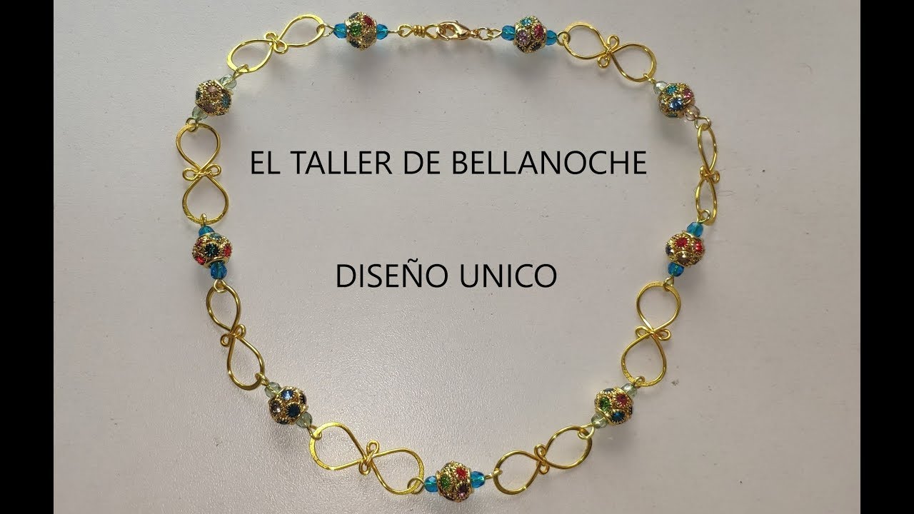 COMO HACER UNA GARGANTILLA CON LAZADA ABIERTAS Y BRILLANTE-LIKE MAKING A CHOKER WITH AN OPEN