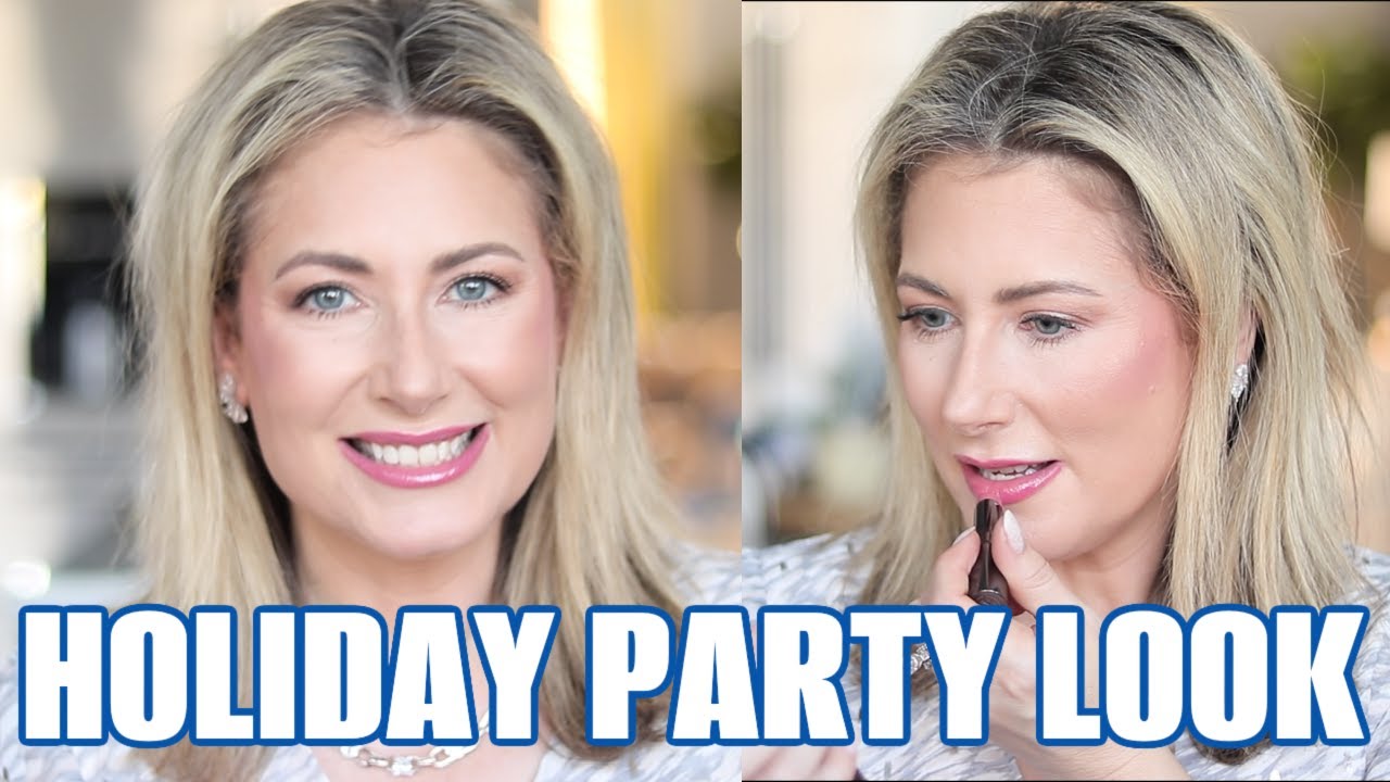 HOW TO WEARABLE Holiday Makeup Look for Women over 50