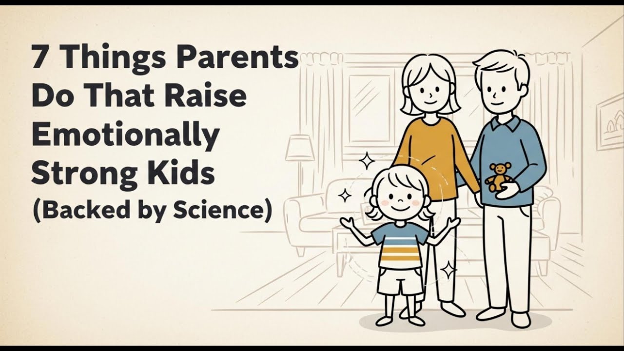 7 Things Parents Do That Raise Emotionally Strong Kids