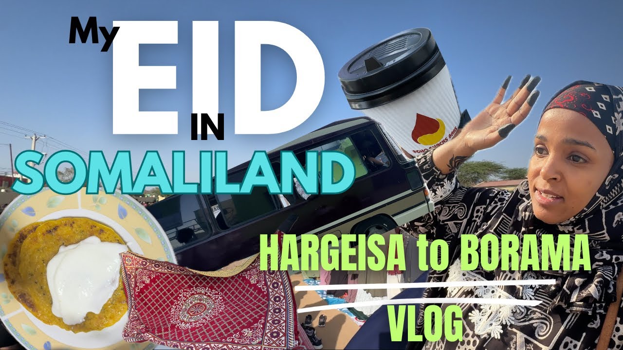 EID IN SOMALILAND! My Full Day Vlog🙏🏾🚌✈️❤️