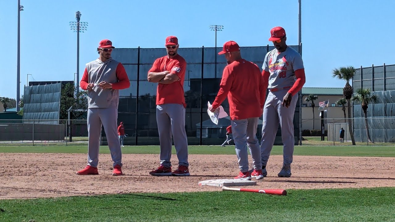 Sights And Sounds From Cardinals Spring Training Camp: Looks Who's Getting Some Work At Shortstop
