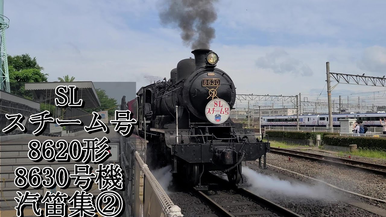 【SL汽笛】8620形蒸気機関車8630号機汽笛集②