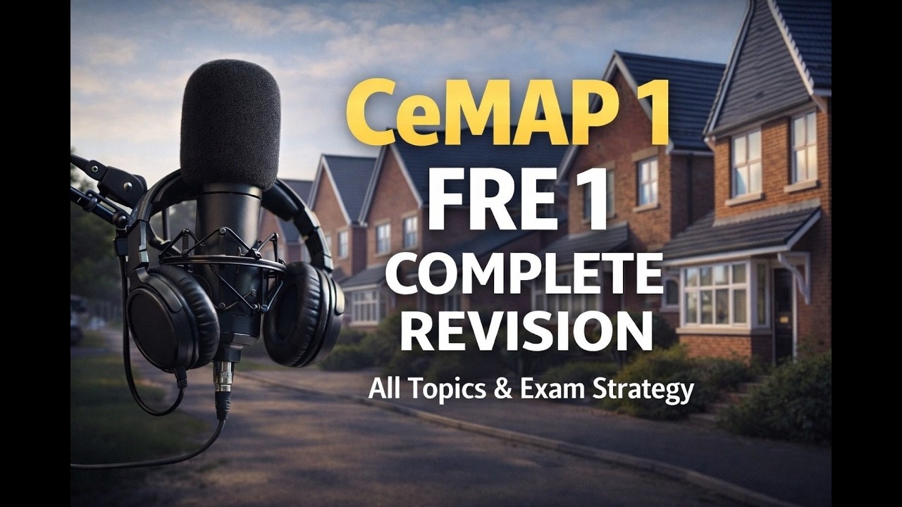 CeMAP 1 (FRE 1) Complete Revision Podcast | All Topics, FCA Mindset & LIBF Exam Strategy!