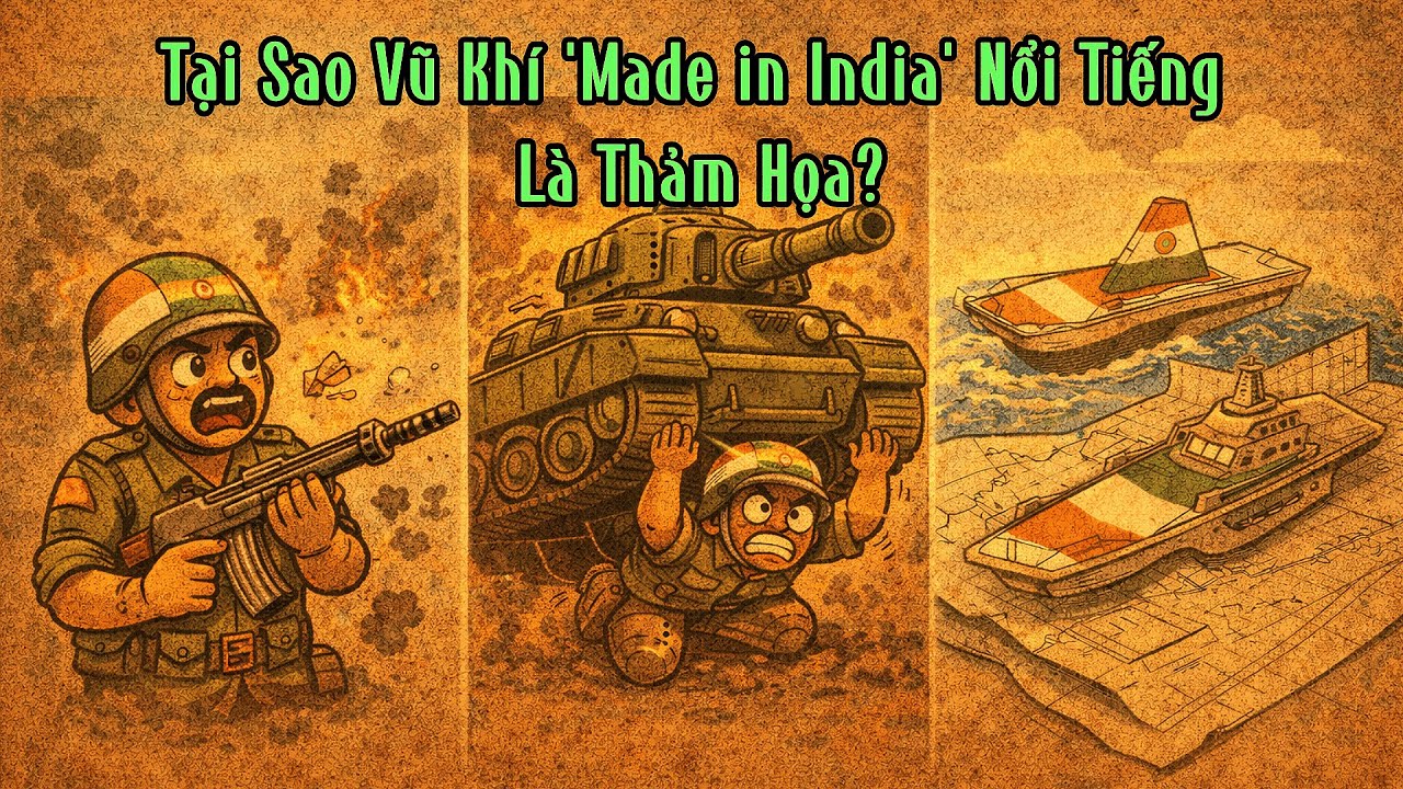 Cơn Ác Mộng Quốc Phòng Ấn Độ: Súng Kẹt Đạn, Xe Tăng Quá Nặng, Tàu Sân Bay 'Trên Giấy'