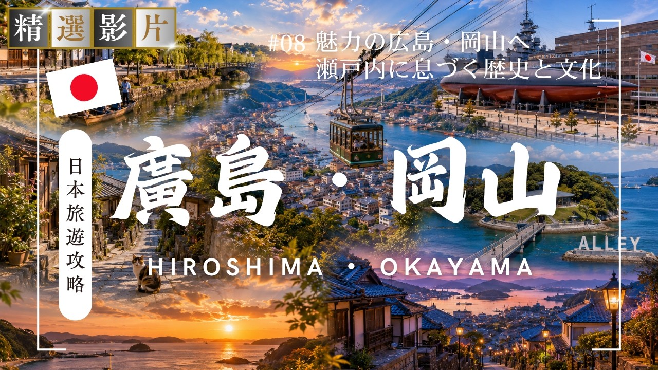 🇯🇵【精選合集】廣島縣旅遊全攻略 美食 景點 購物一網打盡 帶你走訪當地25個精選景點！｜走讀日本 中国地方