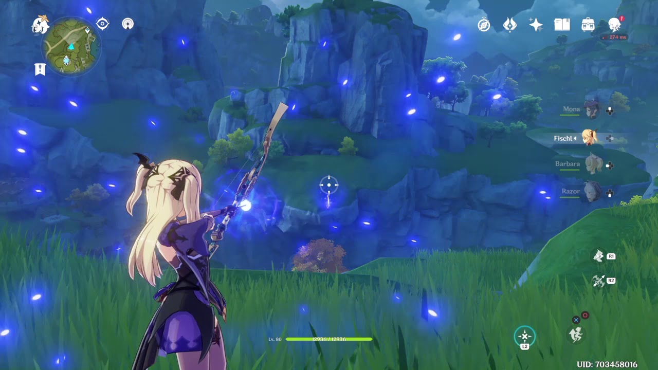 Genshin Impact|Hit an enemy from very long distance achievement
