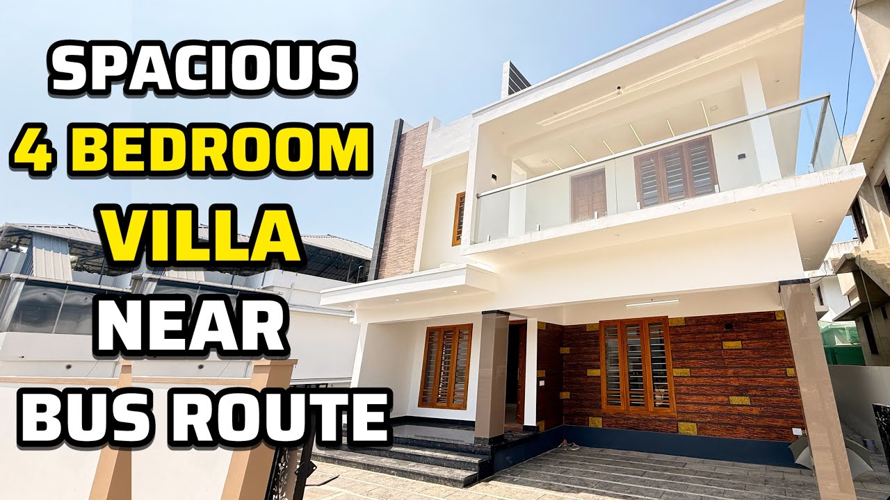 Vlog 901. Bus Route ന് അടുത്ത് 4 സെന്റിൽ 4 Bhk വീട് | MARBLE HOMES 