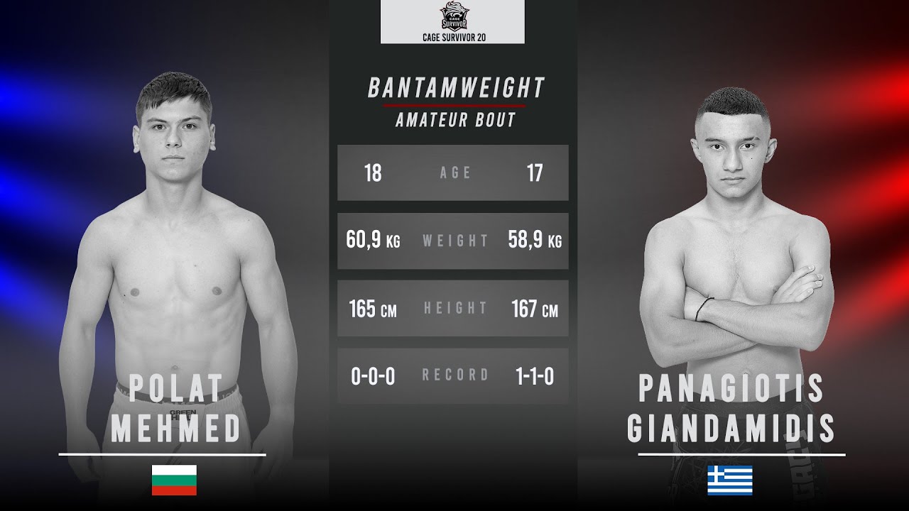 Cage Survivor 20: Polat Mehmed vs. Panagiotis Giandamidis Full Fight