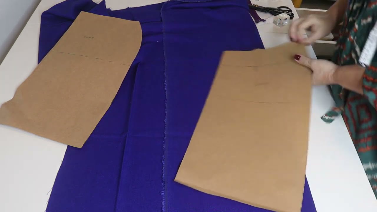 Diy - Corte e costura de saia com zíper invisível, revel e abertura (fenda) - aula 325