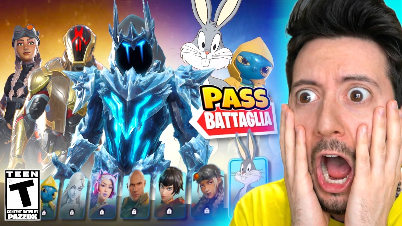 REAGISCO AL PASS BATTAGLIA STAGIONE 2 CAPITOLO 7 SU FORTNITE... MIGLIOR PASS DI SEMPRE?! 🤯
