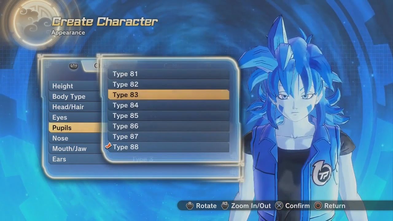 Dragon Ball Xenoverse 2: All Character Creation Options