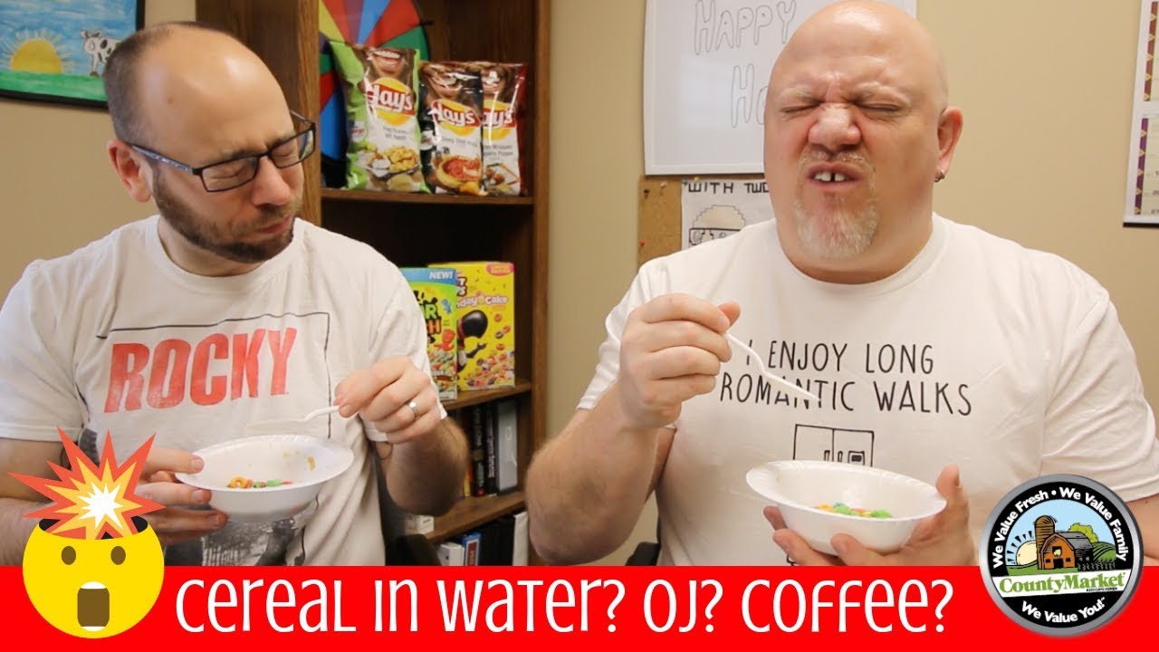 Cereal in Water? In Orange Juice? In Coffee? Taste Test Experiment
