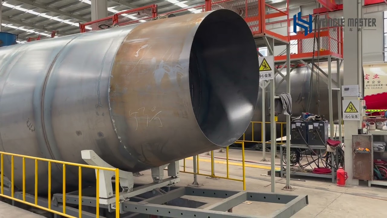 Bulk Cement Tanker Semi Trailer Production - Vehicle Master
