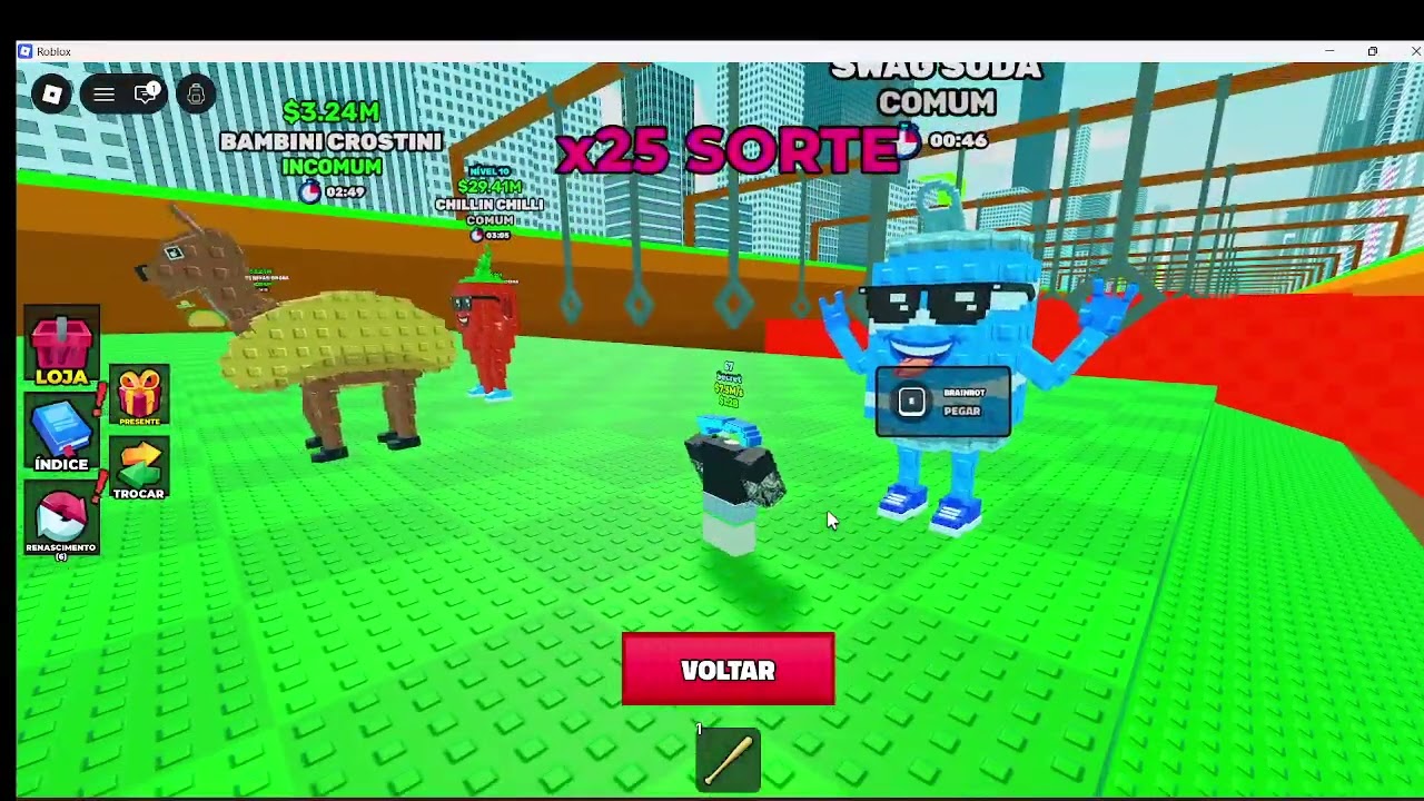 hoje jogamos o novo jogo de linha que voce PEGA brainrots